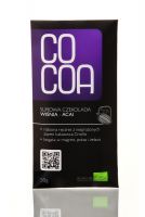 Czekolada surowa wiśnia-acai Bio 50 g - cocoa