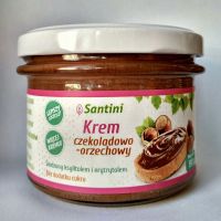 Krem  orzechowo czekoladowy bez cukru 190 g Santini
