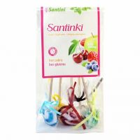 Santinki lizaki z ksylitolem mix owocowy 50 g (5x10g) - Santini